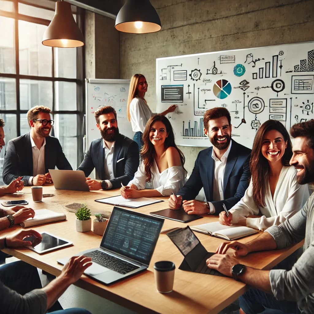 Alpha Data Tech team meeting